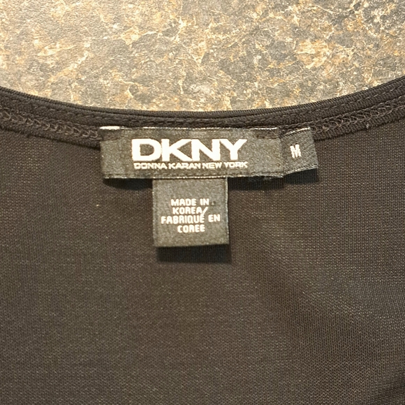 DKNY Black Sleeveless Stretchy Dress - Picture 6 of 7